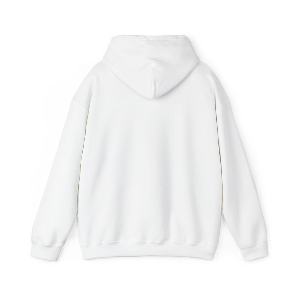Velunete Minimalist Logo Hoodie — White Cozy Pullover