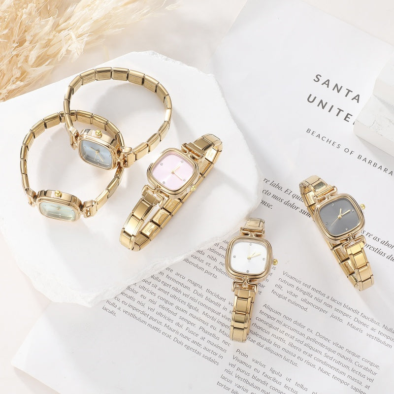 Stainless Steel Watch Fit Bracelet — DIY Retro Style