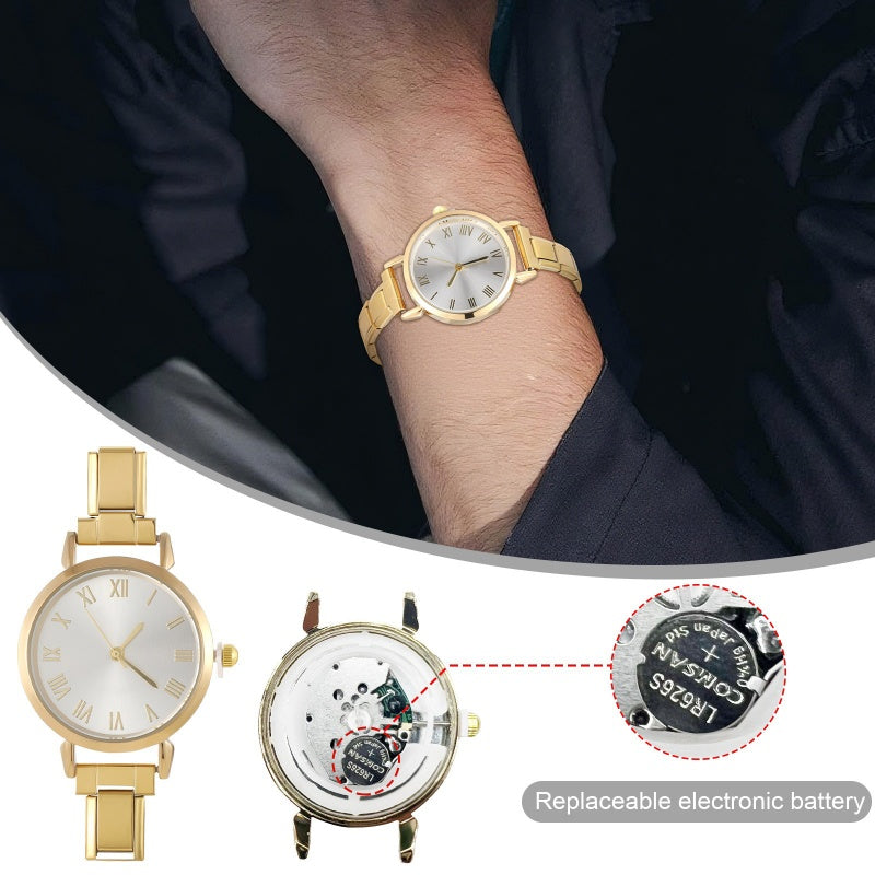 Stainless Steel Watch Fit Bracelet — DIY Retro Style