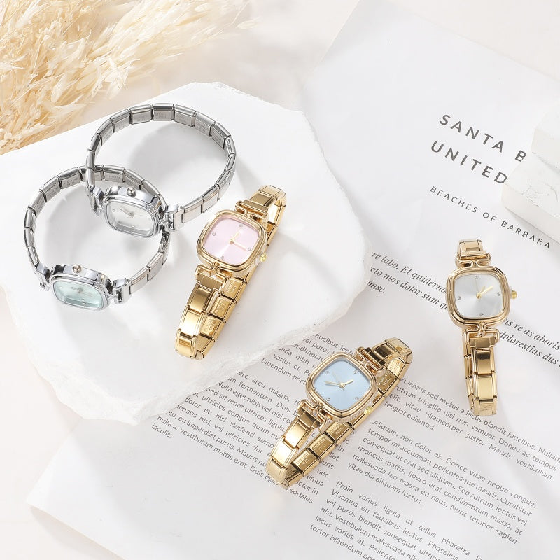 Stainless Steel Watch Fit Bracelet — DIY Retro Style