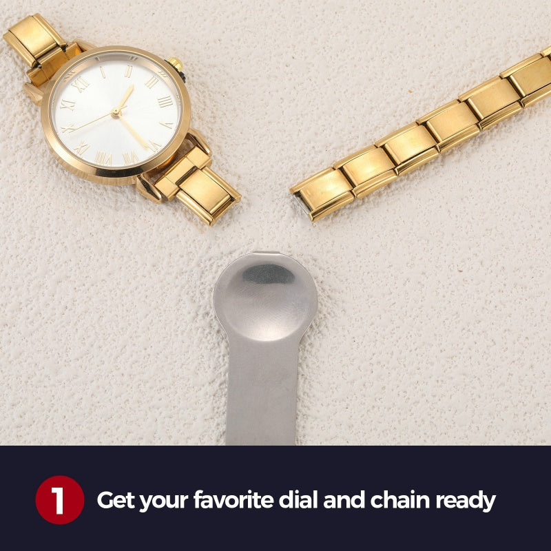 Stainless Steel Watch Fit Bracelet — DIY Retro Style