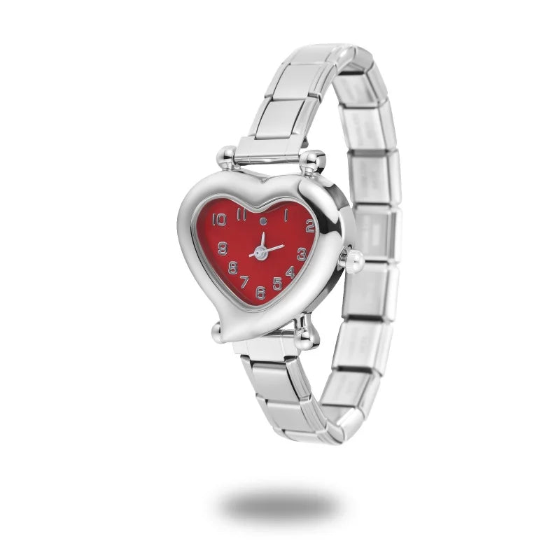 DIY Italian Elastic Charm Watch Bracelet Bangle — 9MM Stainless Steel