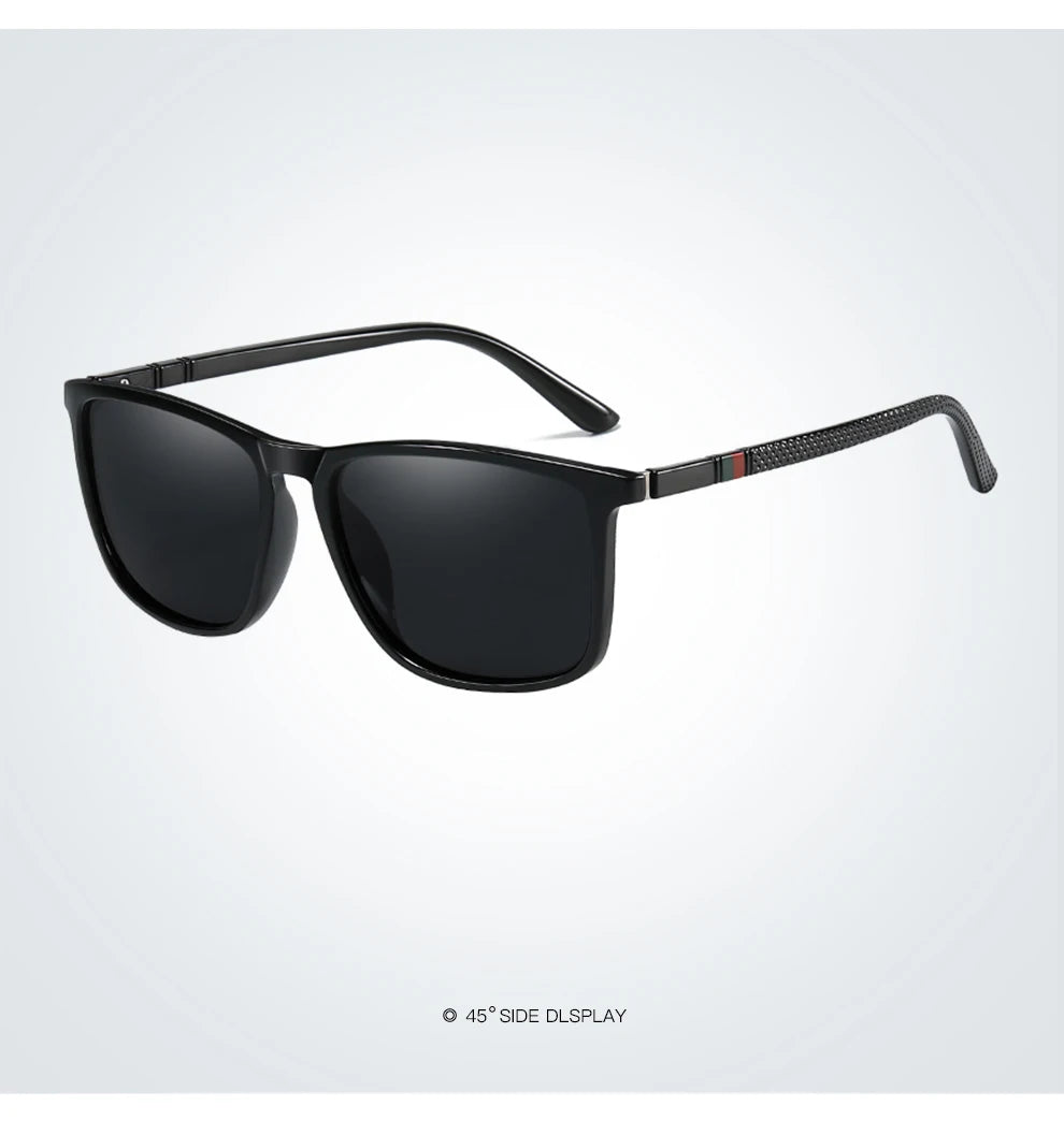Classic Vintage Square Sunglasses Men And Women Driving Travel  Sun Glasses For Man TR90 Frame Eyewear