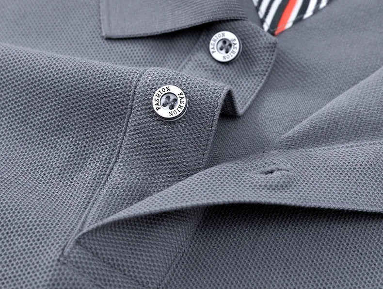 100% pure cotton fashionable men's shortsleeved polo shirt summer new business casual top exquisite brand pony embroidery Tshirt