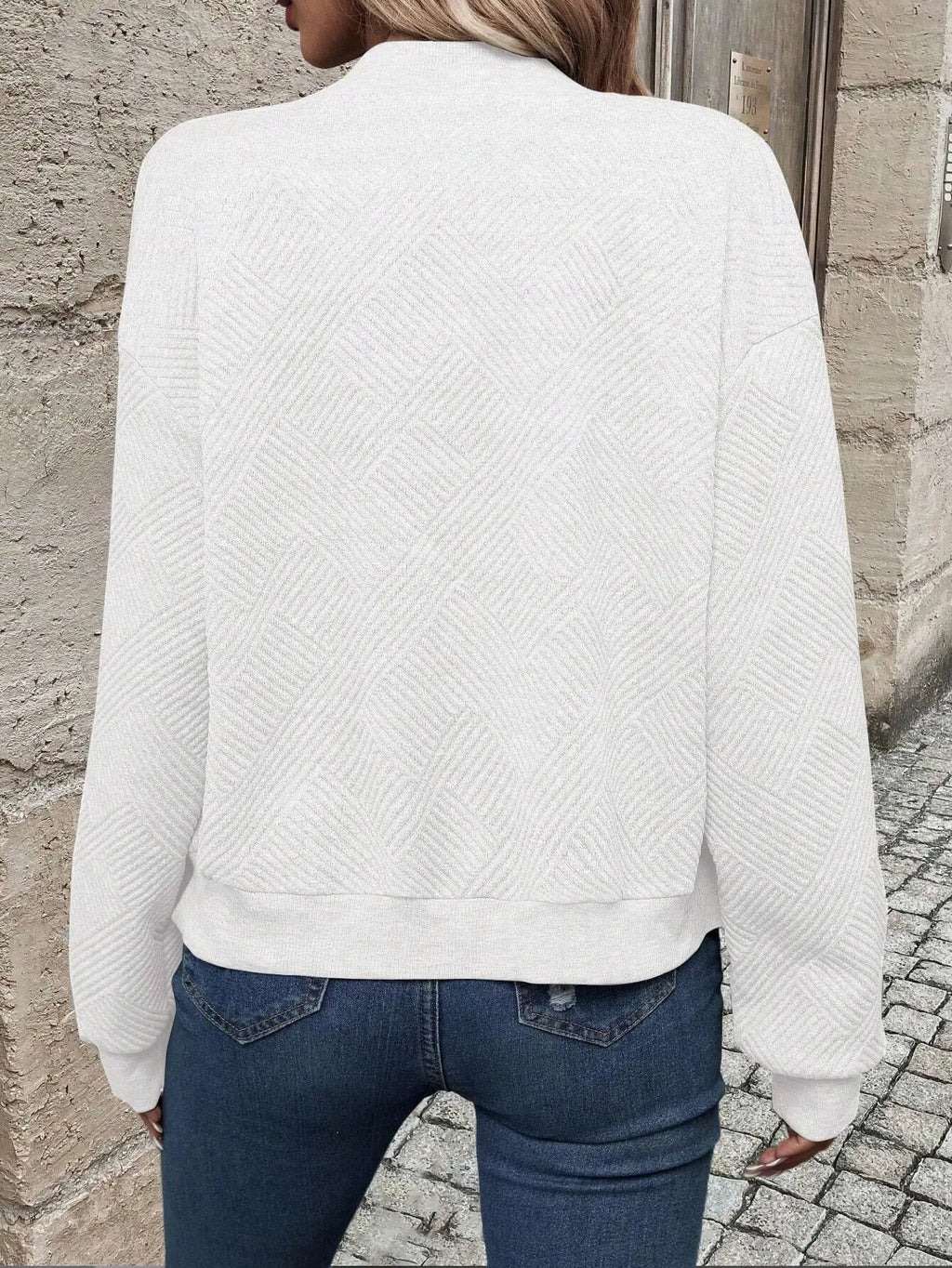 Women's Zipper Baseball Jacket – Casual Solid Colour Coat