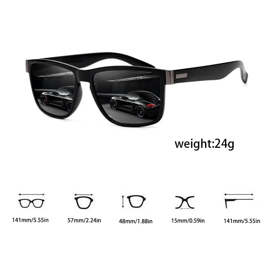Square Sunglasses 3-Pack – UV400 Protection, Mix & Match Colours