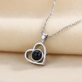 Personalised Photo Projection Necklace — Heart Pendant