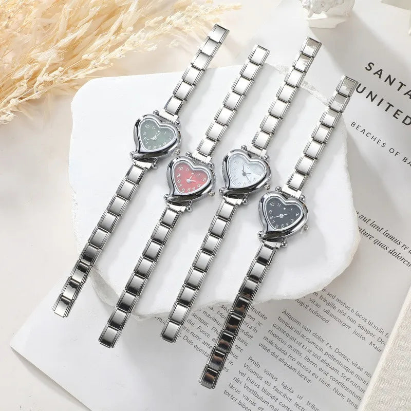 DIY Italian Elastic Charm Watch Bracelet Bangle — 9MM Stainless Steel