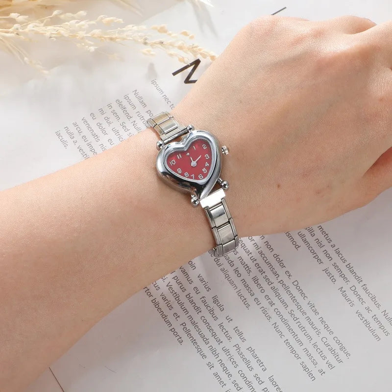 DIY Italian Elastic Charm Watch Bracelet Bangle — 9MM Stainless Steel