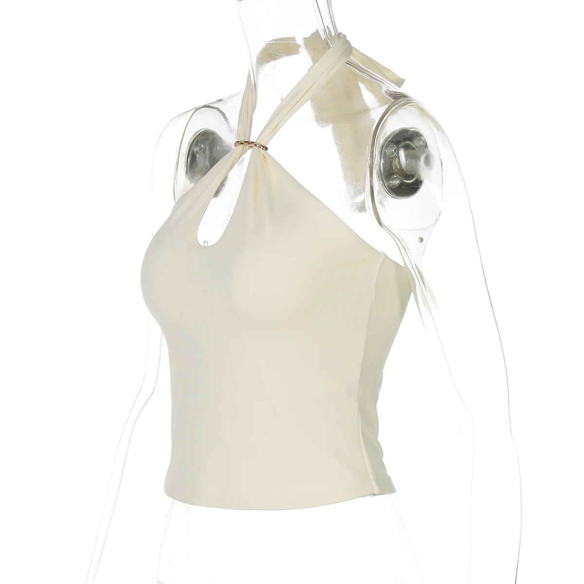 Women's Halter Backless Crop Top – Sexy Summer Tank Top