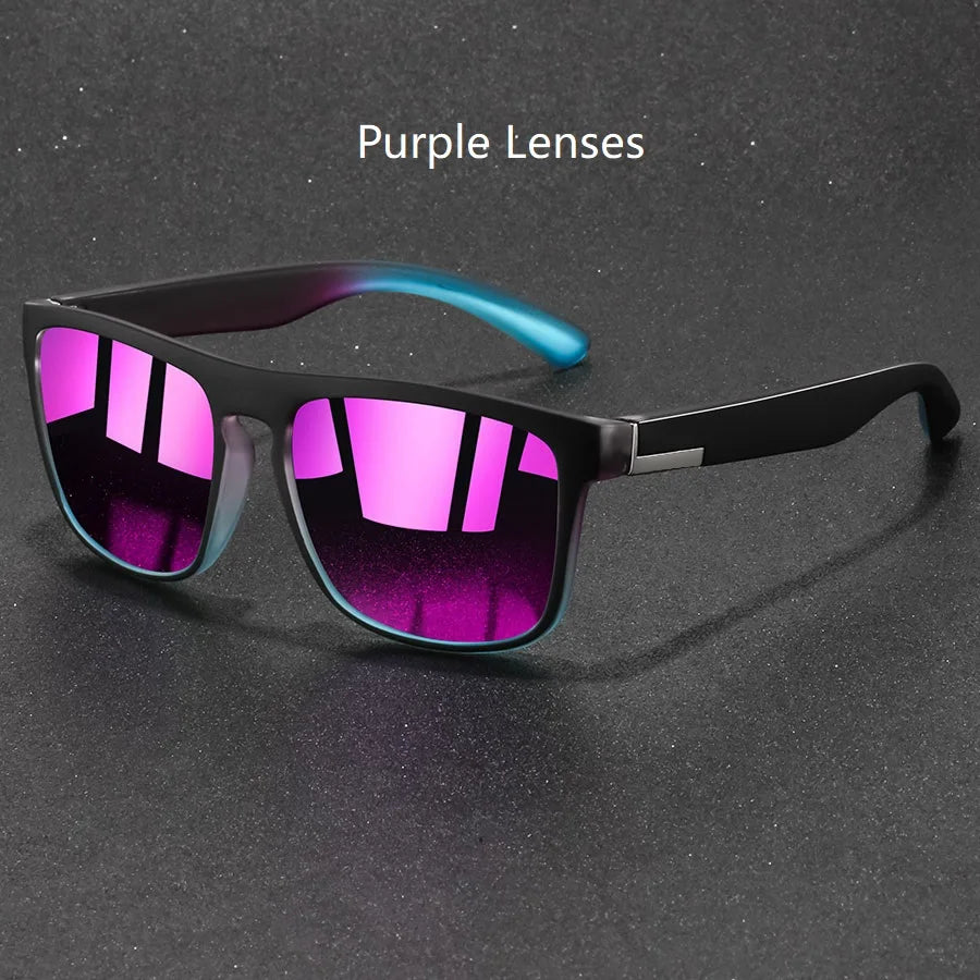 Retro Square Sunglasses – UV Protection, Multi-Colour