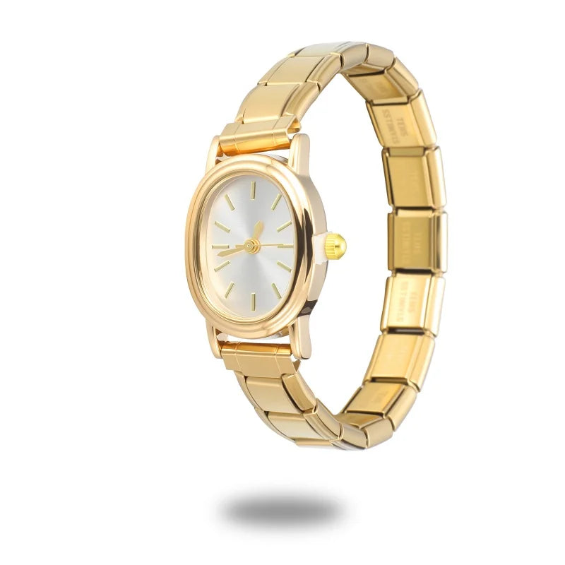 Stainless Steel Watch Fit Bracelet — DIY Retro Style