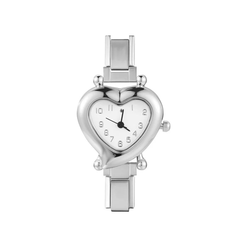 DIY Italian Elastic Charm Watch Bracelet Bangle — 9MM Stainless Steel