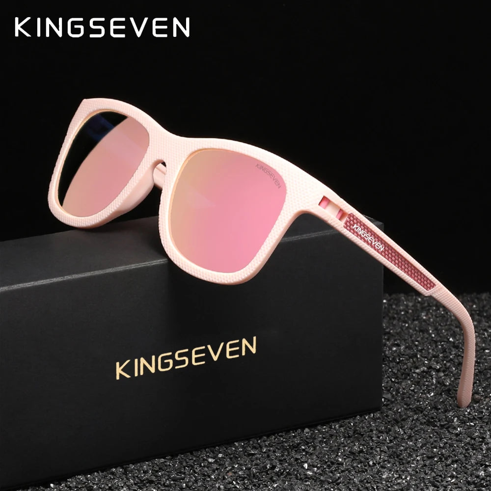 KINGSEVEN  Sports Polarized Sunglasses For Men Women Sun Glasses with UVA&B Protection Comfort Eyewear Accessory