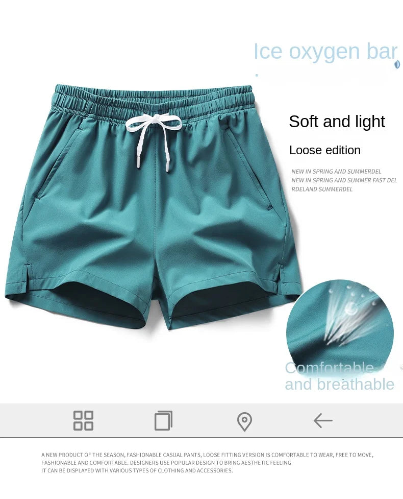 2026summer hot selling sports shorts, running pants, three piece pants, men's and women's zippered pockets, couple's short