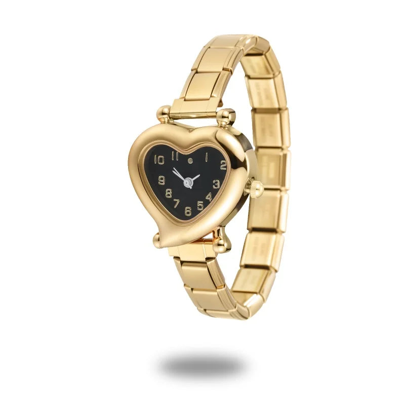 DIY Italian Elastic Charm Watch Bracelet Bangle — 9MM Stainless Steel