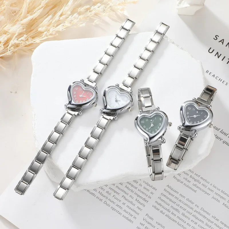 DIY Italian Elastic Charm Watch Bracelet Bangle — 9MM Stainless Steel