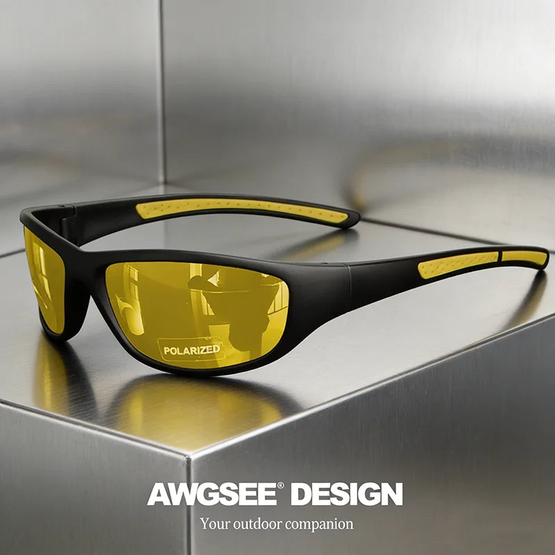 Polarized Sports Sunglasses – Anti-Glare, Non-Slip, 7 Colours