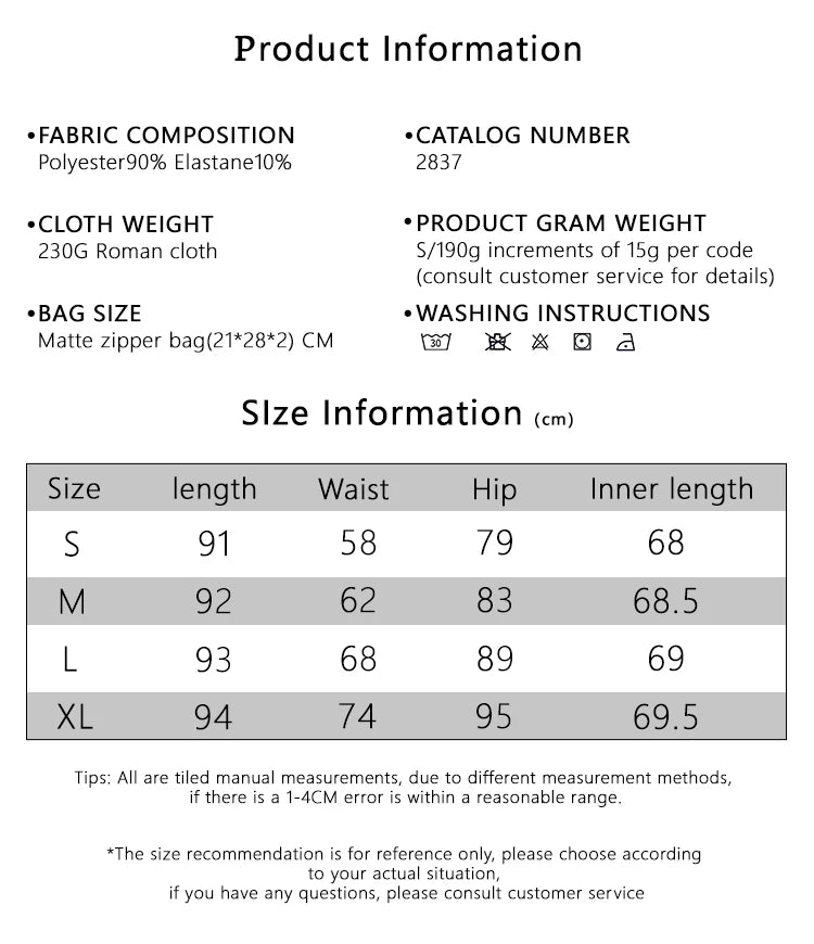 Women's High Waist Yoga Leggings – Slim Fit Sport Pants