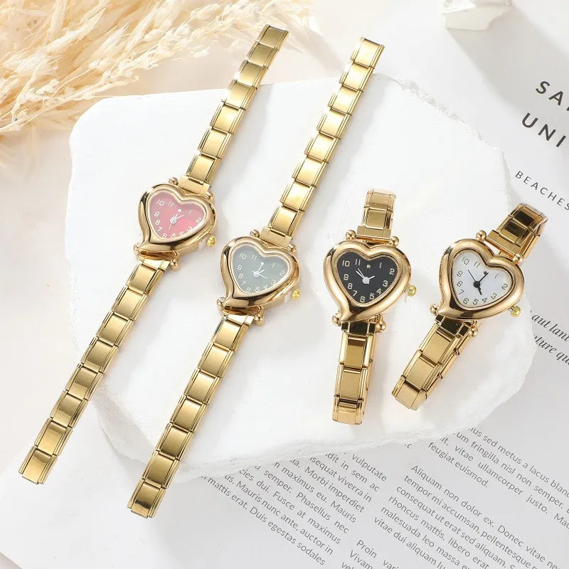 DIY Italian Elastic Charm Watch Bracelet Bangle — 9MM Stainless Steel