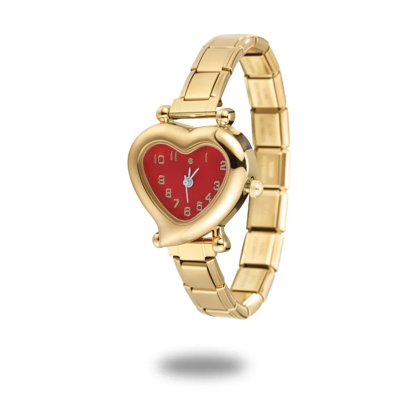 DIY Italian Elastic Charm Watch Bracelet Bangle — 9MM Stainless Steel