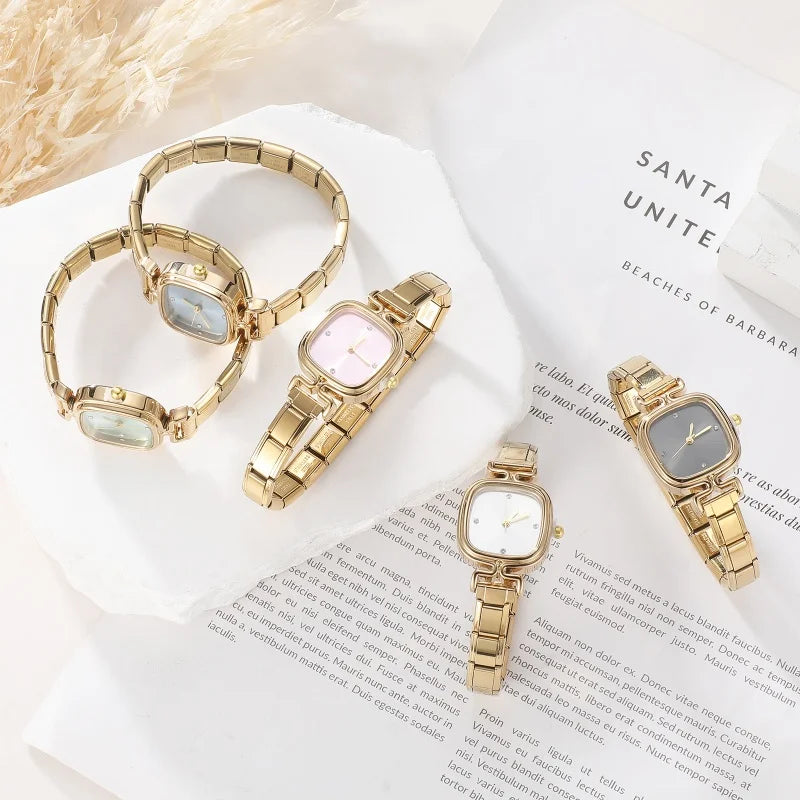 Stainless Steel Watch Fit Bracelet — DIY Retro Style