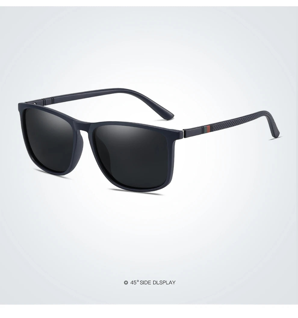 Classic Vintage Square Sunglasses Men And Women Driving Travel  Sun Glasses For Man TR90 Frame Eyewear