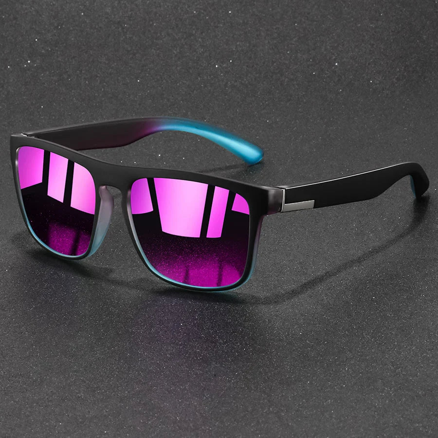 Retro Square Sunglasses – UV Protection, Multi-Colour