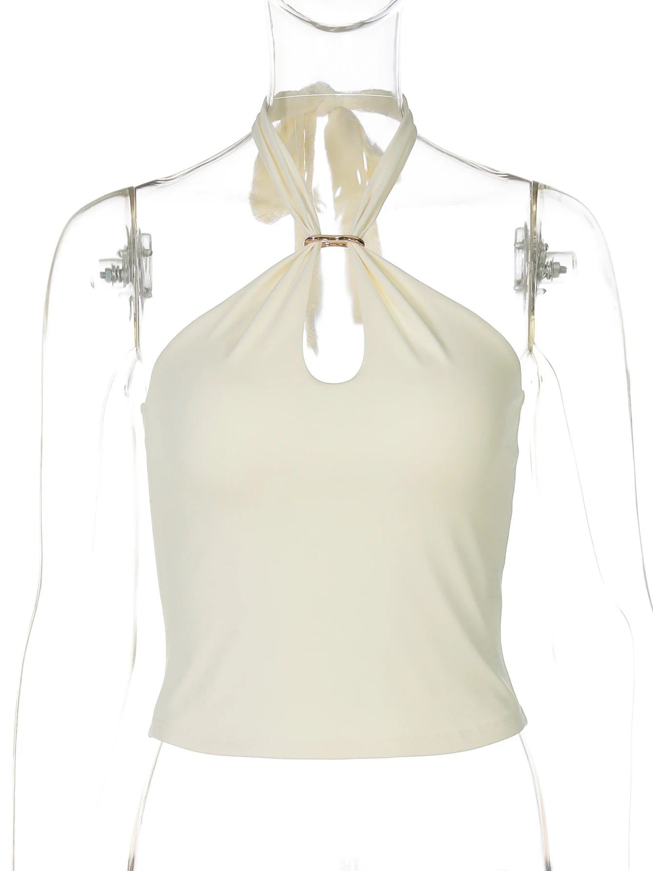Women's Halter Backless Crop Top – Sexy Summer Tank Top