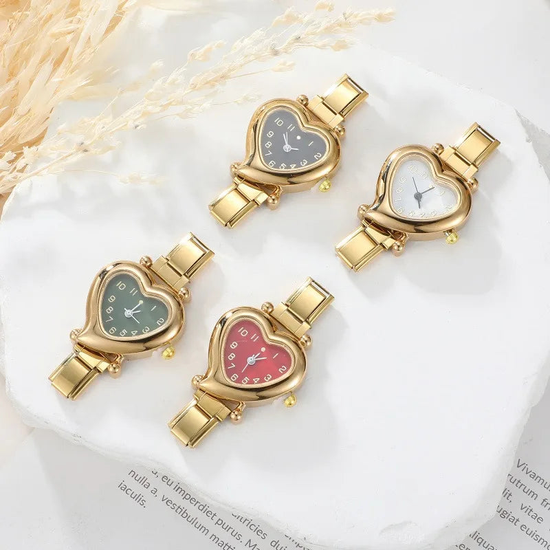 DIY Italian Elastic Charm Watch Bracelet Bangle — 9MM Stainless Steel