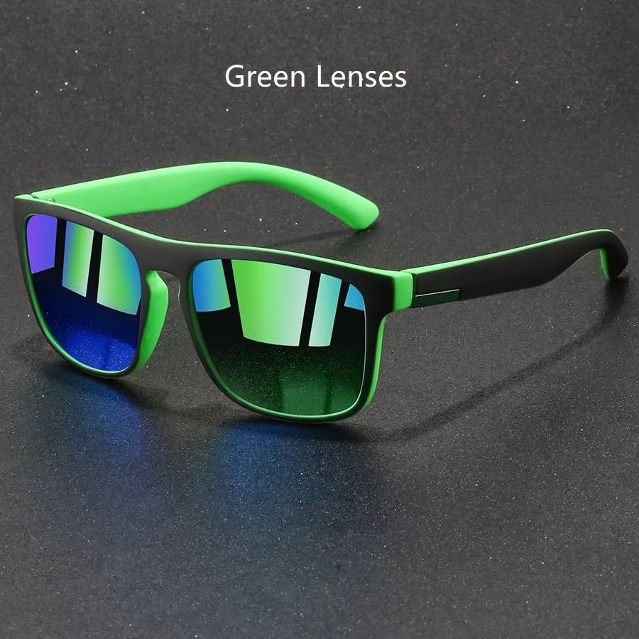 Retro Square Sunglasses – UV Protection, Multi-Colour