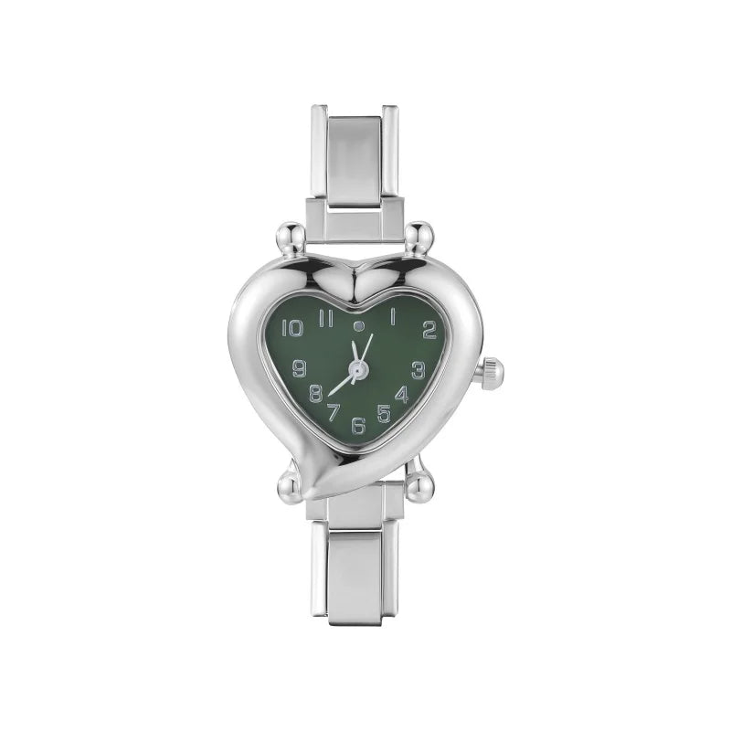 DIY Italian Elastic Charm Watch Bracelet Bangle — 9MM Stainless Steel