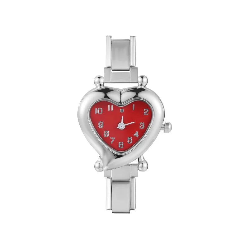 DIY Italian Elastic Charm Watch Bracelet Bangle — 9MM Stainless Steel