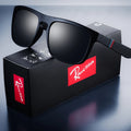 Polarized Vintage Square Sunglasses – UV400, CE Certified