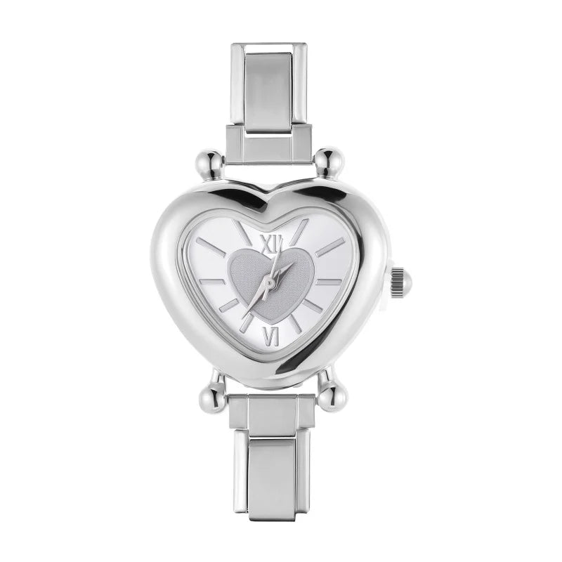 DIY Italian Elastic Charm Watch Bracelet Bangle — 9MM Stainless Steel