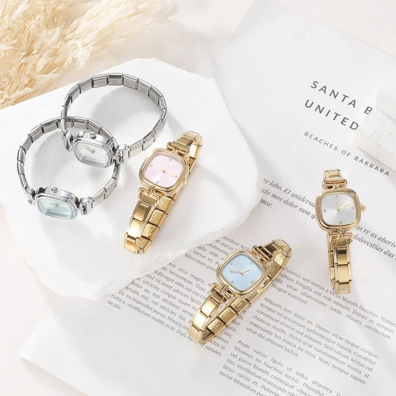 Stainless Steel Watch Fit Bracelet — DIY Retro Style