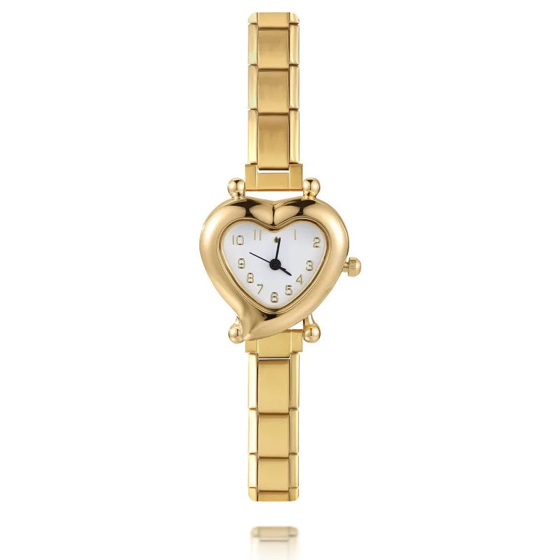 DIY Italian Elastic Charm Watch Bracelet Bangle — 9MM Stainless Steel