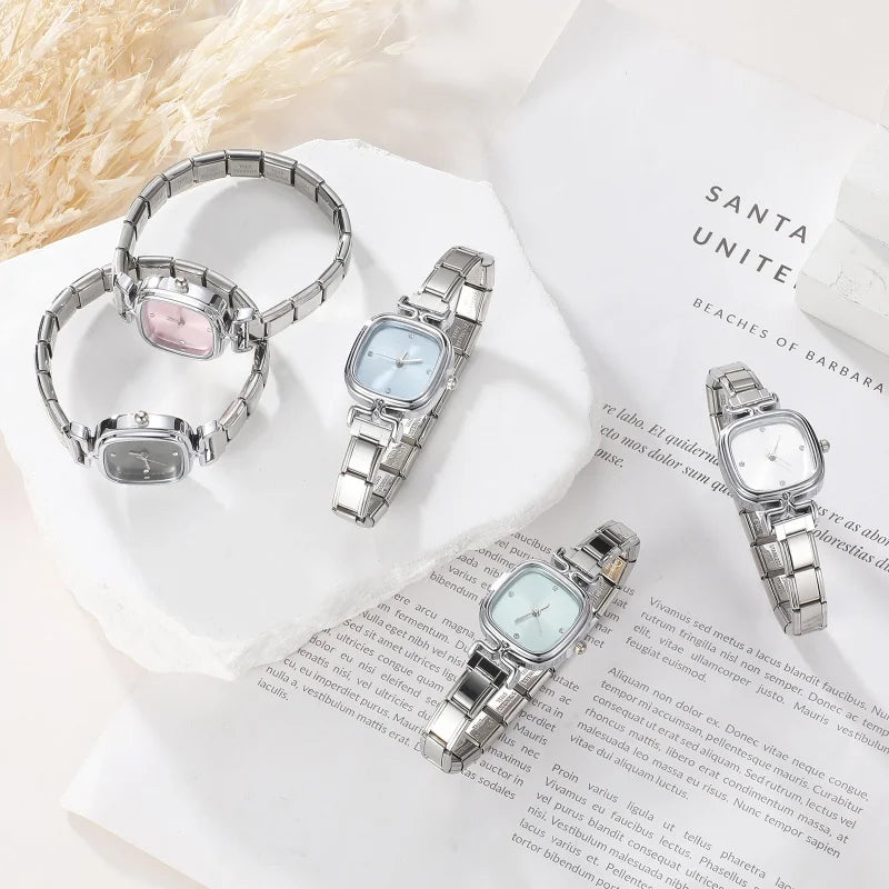 Stainless Steel Watch Fit Bracelet — DIY Retro Style