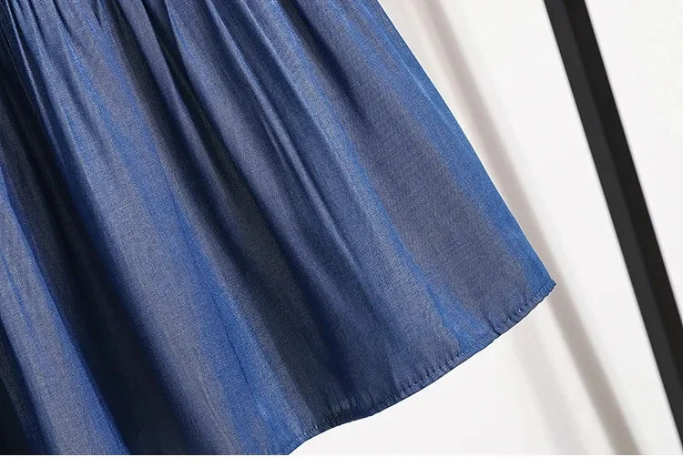 Women's Vintage A-Line Cake Skirt – High Waist Midi Skirt