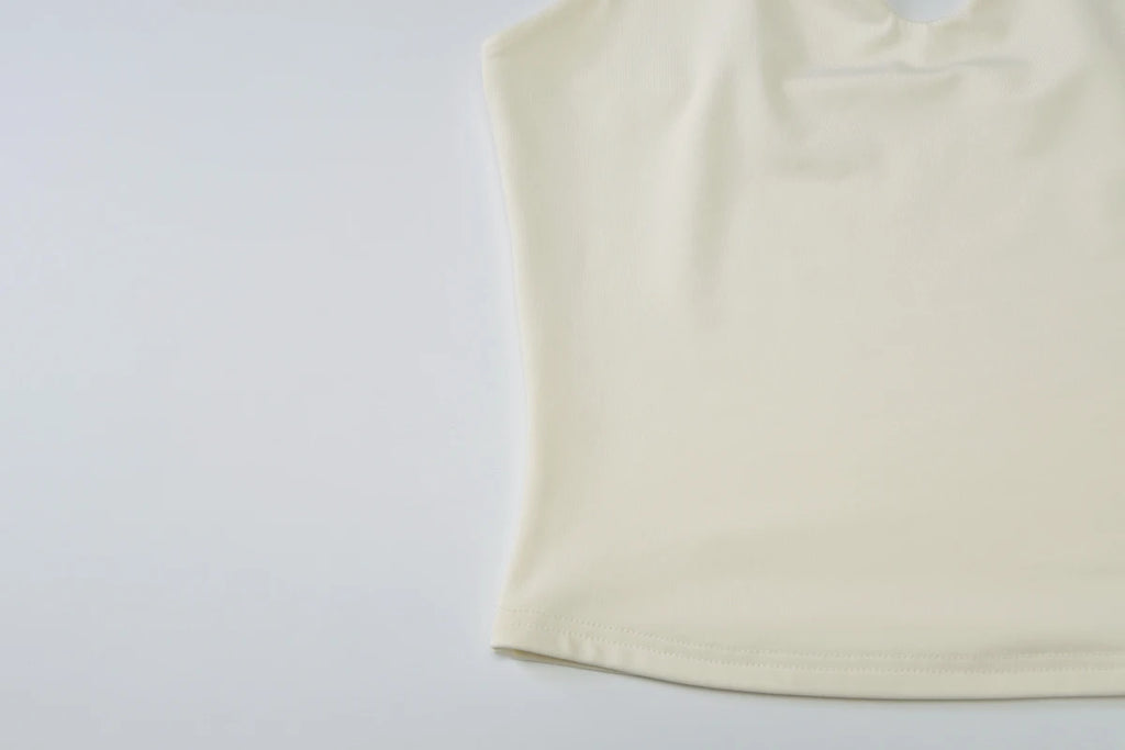 Women's Halter Backless Crop Top – Sexy Summer Tank Top