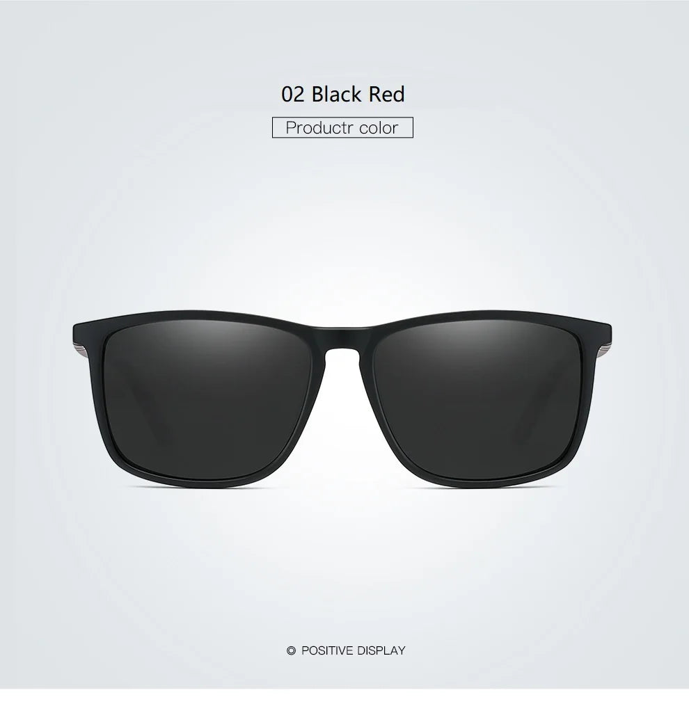 Classic Vintage Square Sunglasses Men And Women Driving Travel  Sun Glasses For Man TR90 Frame Eyewear