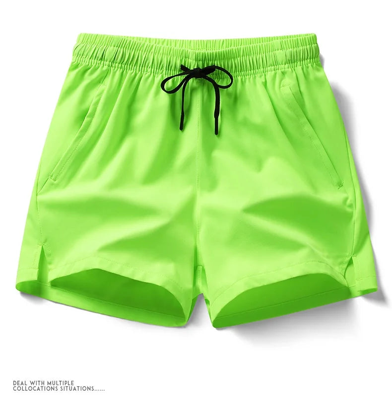 2026summer hot selling sports shorts, running pants, three piece pants, men's and women's zippered pockets, couple's short