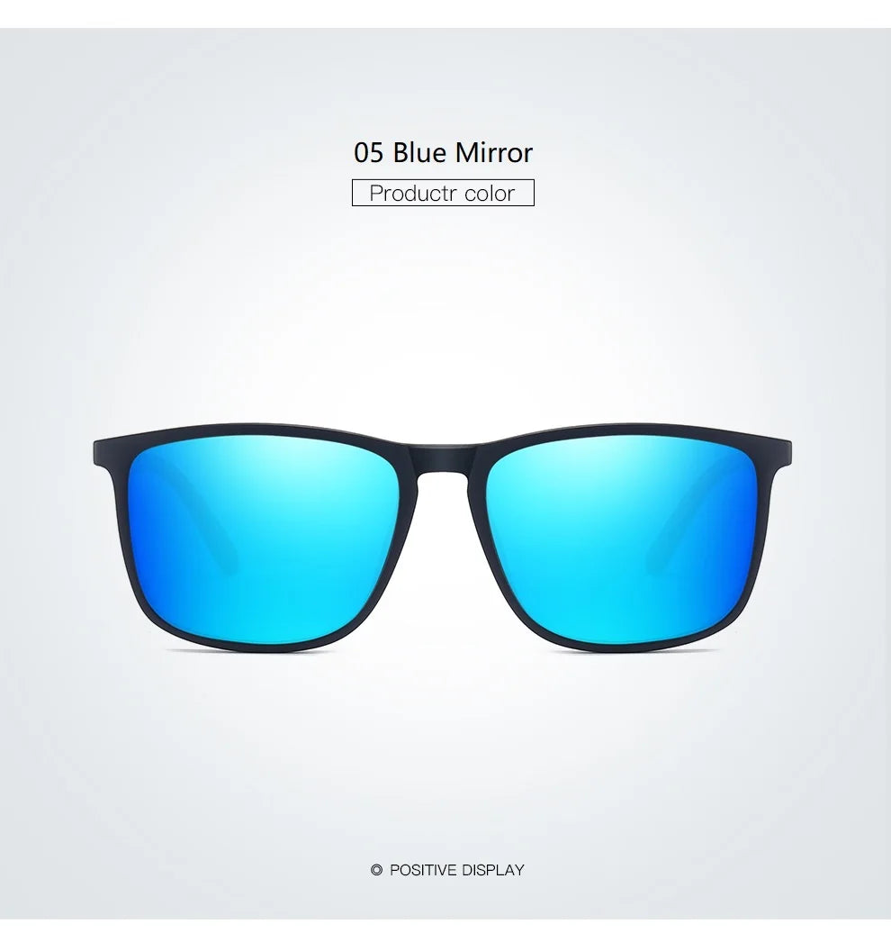 Classic Vintage Square Sunglasses Men And Women Driving Travel  Sun Glasses For Man TR90 Frame Eyewear