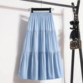 Women's Vintage A-Line Cake Skirt – High Waist Midi Skirt