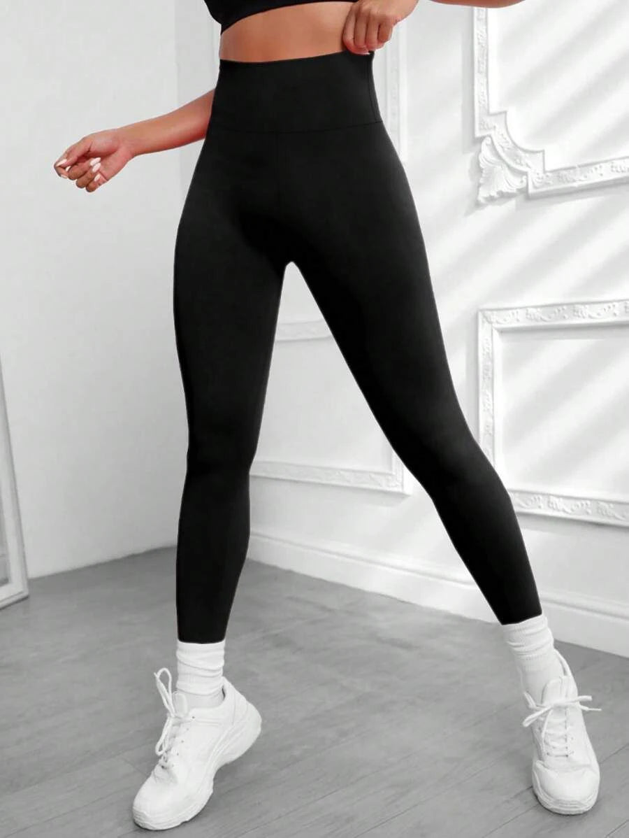 Women's High Waist Yoga Leggings – Slim Fit Sport Pants