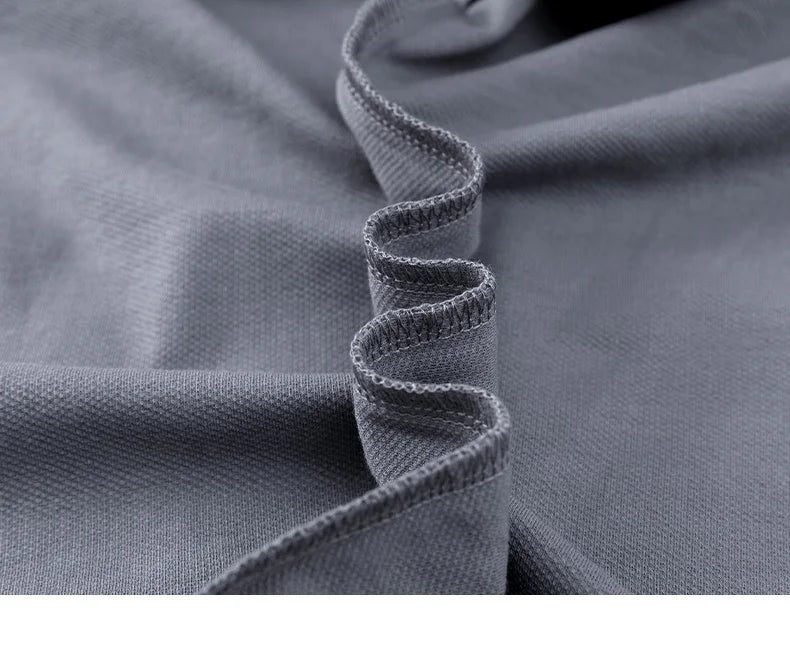 100% pure cotton fashionable men's shortsleeved polo shirt summer new business casual top exquisite brand pony embroidery Tshirt