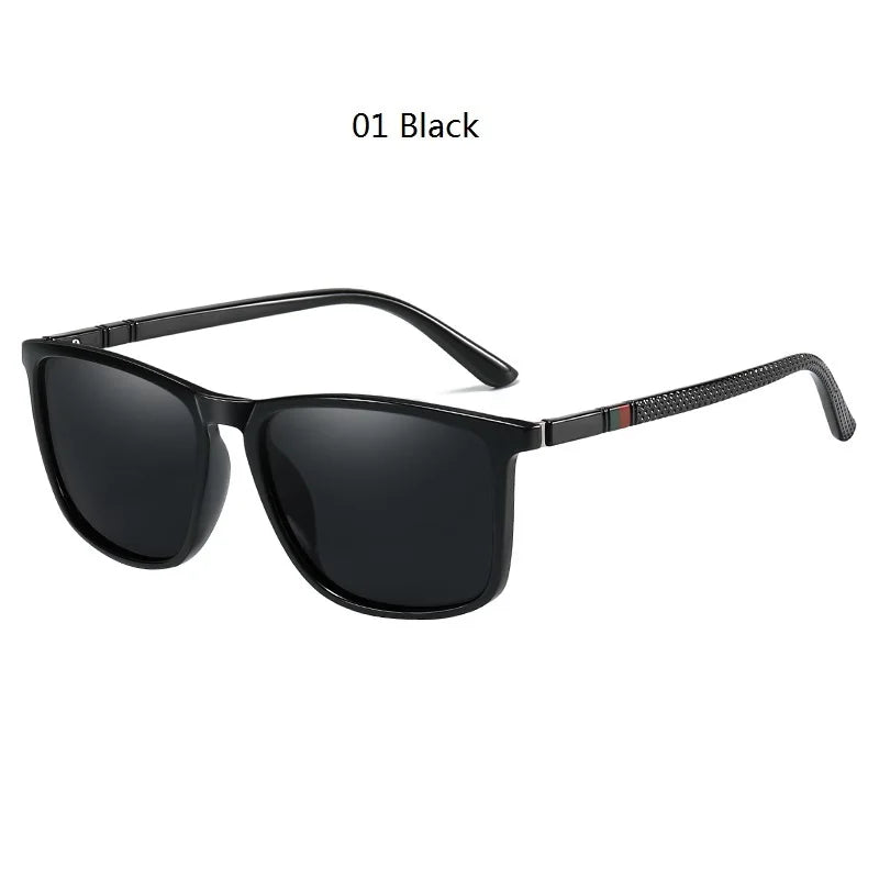 Classic Vintage Square Sunglasses Men And Women Driving Travel  Sun Glasses For Man TR90 Frame Eyewear