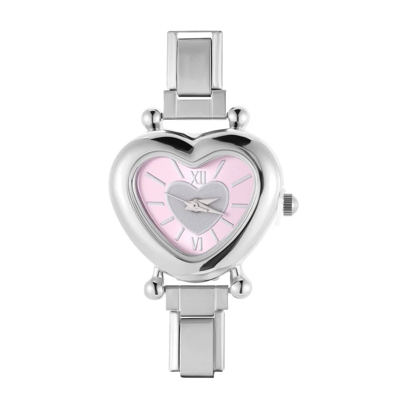 DIY Italian Elastic Charm Watch Bracelet Bangle — 9MM Stainless Steel