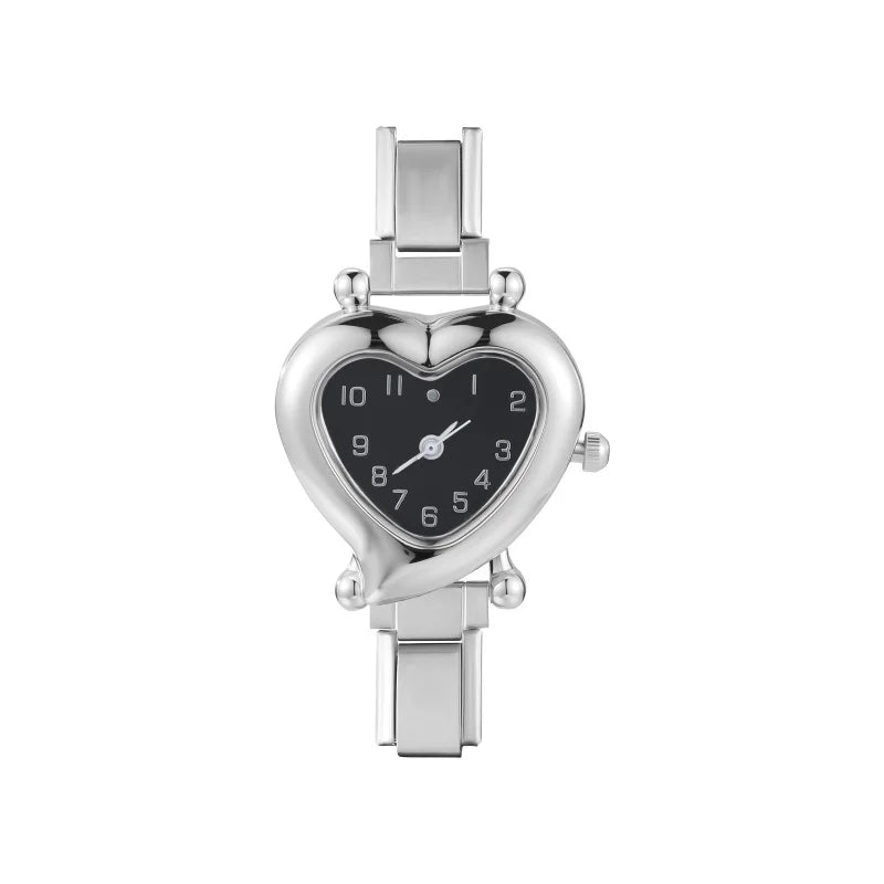 DIY Italian Elastic Charm Watch Bracelet Bangle — 9MM Stainless Steel