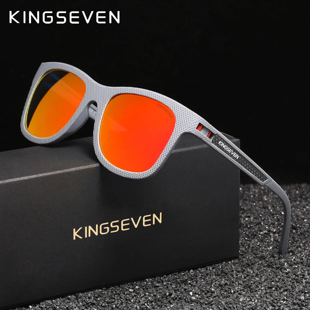 KINGSEVEN  Sports Polarized Sunglasses For Men Women Sun Glasses with UVA&B Protection Comfort Eyewear Accessory